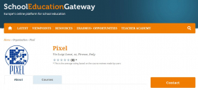 Pixel on the School Education Gateway