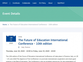 “The Future of Education” – 10th edition